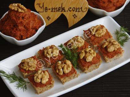 Kahvaltılık Acılı Kanepeler